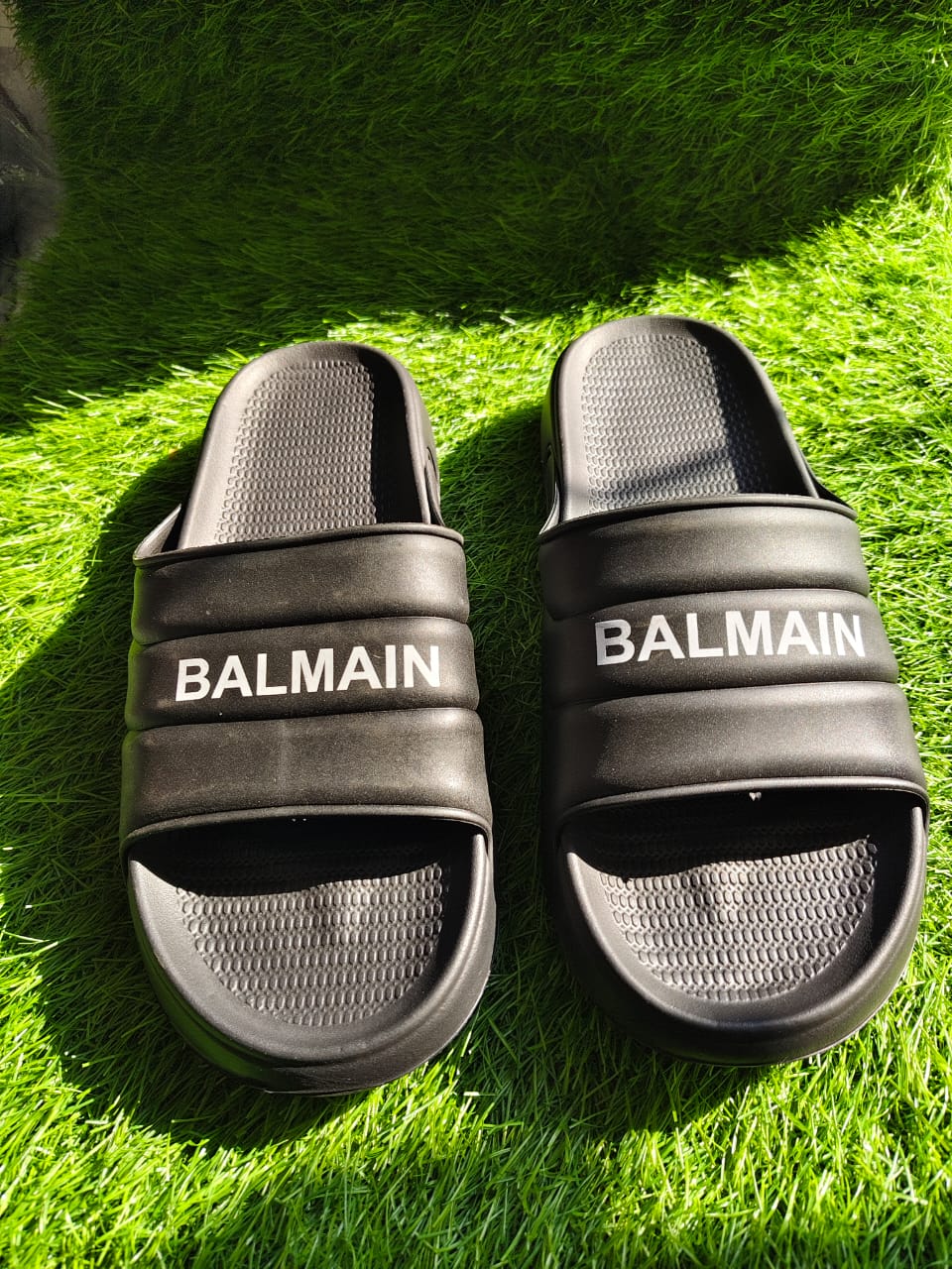 Balmain Strip Slides