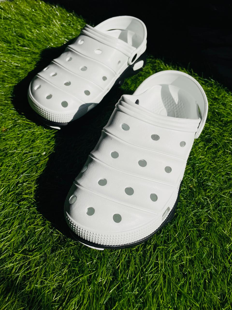 White Crocs